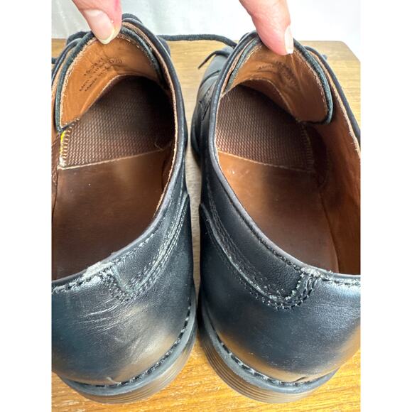 Johnston & Murphy Banning XC4 Sz 10.5 Black Leather Cap Toe Waterproof Calfskin - Picture 7 of 10